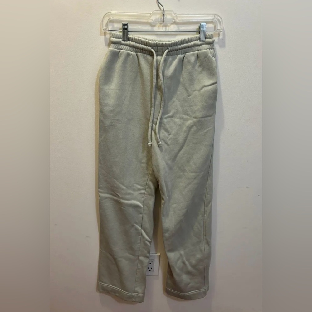 H&M Light Beige Drawstring Joggers
